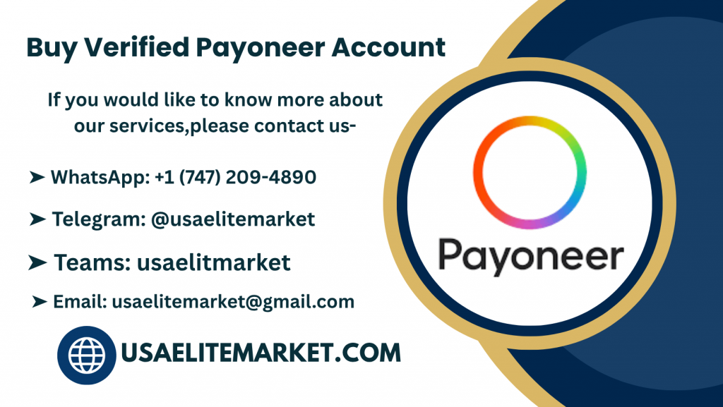Buy Verified Payoneer Accounts